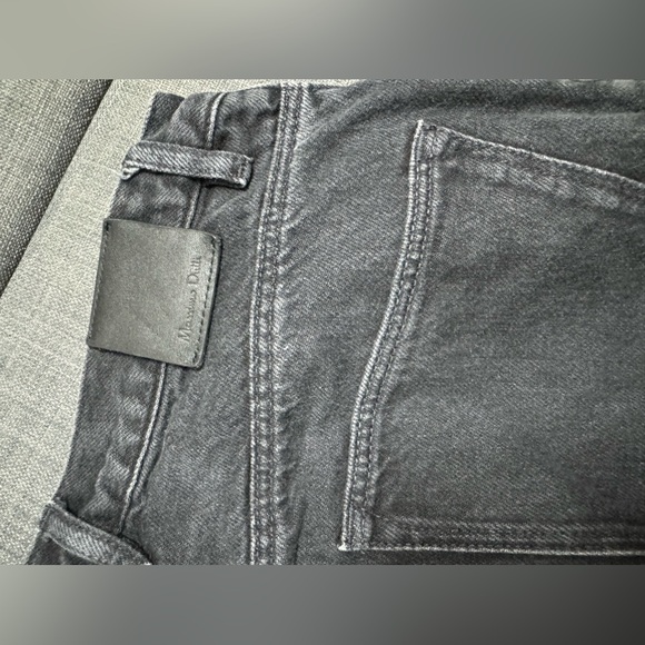Massimo Dutti black jeans sz 34 - Picture 4 of 7